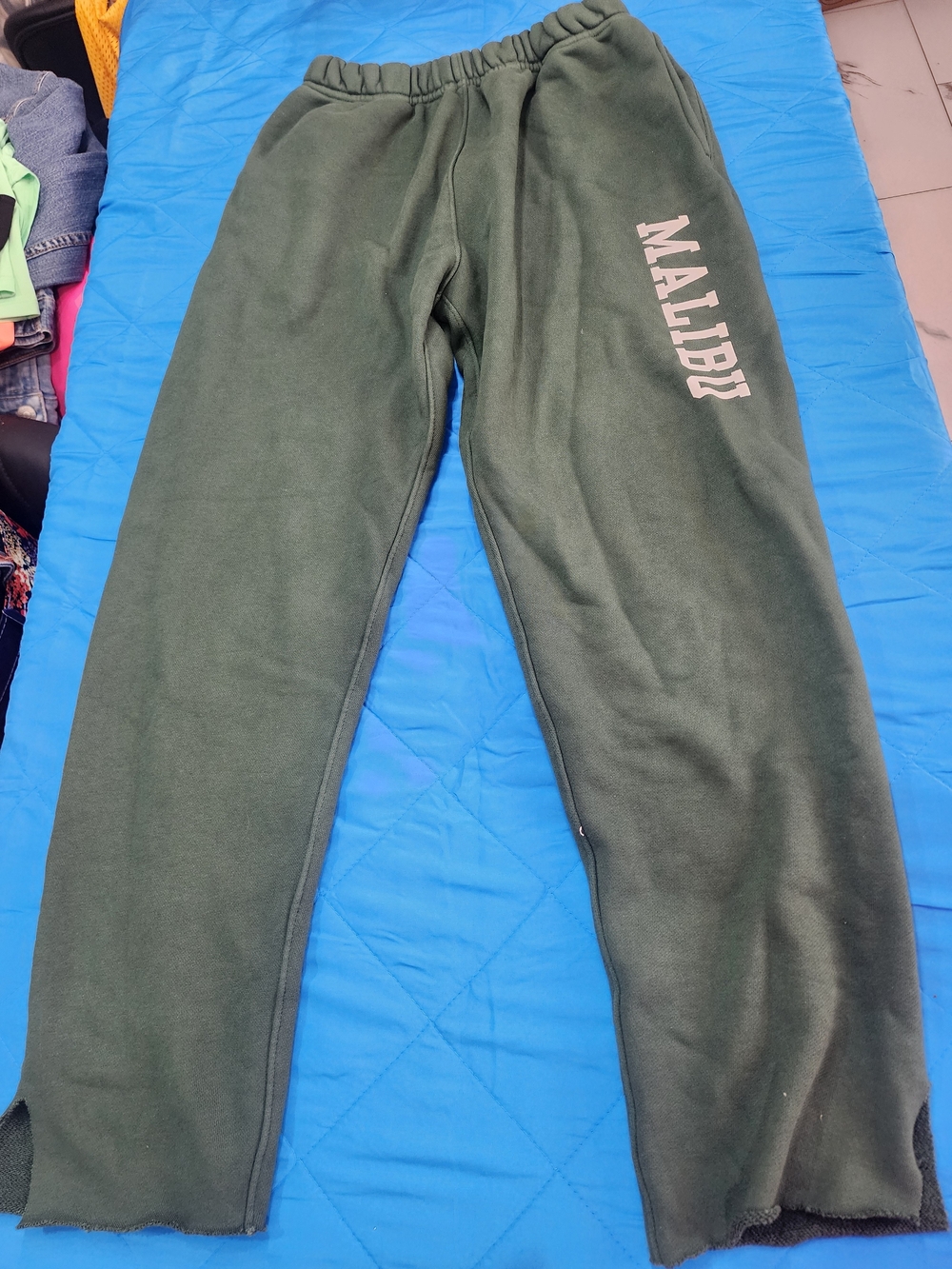 Malibu Women's Forest Green Fleece Joggers